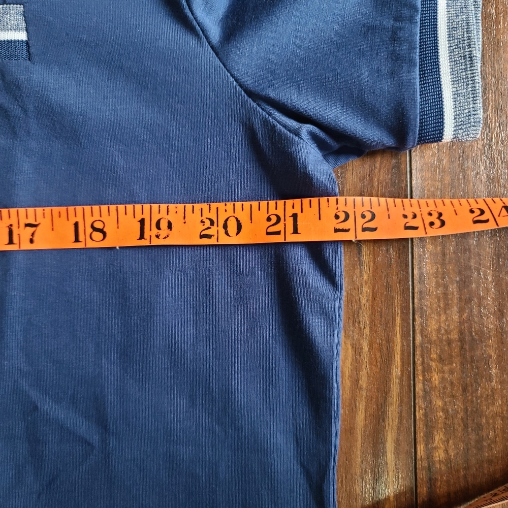 Designer v-neck short sleeve shirt Scott James XL - Picture 7 of 8